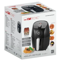 CLATRONIC Heißluft-Fritteuse FR 3698 H Schwarz -Küchen Profi 0142a45c330b29374922a0ce3eaf5b12