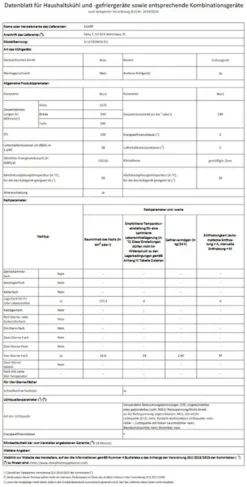 Sharp - SJ-LE192M1X-EU - Einbau-Kühlschrank Mit Gefrierfach - Schlepptür-Technik -Küchen Profi 019165c03a45a98bcd3ca2ef08c17315
