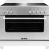 SARO Induktionsherd +Elektrobackofen TS95IND61X Silber -Küchen Profi 01936623d274d41bda88d8644b6009b5