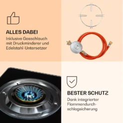 Klarstein Barzona 3 LGP G30 50mbar With Regulator 8 Klarstein Barzona 3 LGP G30 50mbar With Regulator -Küchen Profi 024c688dc6cba255c956ac7877276928