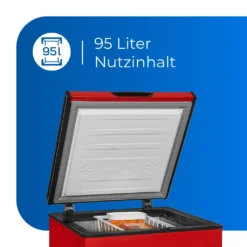 Exquisit Gefriertruhe GT100-330E Rot | 96 L Nutzinhalt | Rot -Küchen Profi 02d034ff4347a2c44cb0a47f732fdb5e