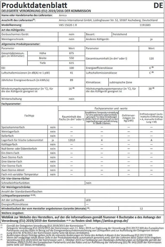 Amica - VKS 15620-1 R - Kühlschrank - Retro Design - Chili Red 6 Amica - VKS 15620-1 R - Kühlschrank - Retro Design - Chili Red – Bild 4