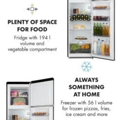 Klarstein Kühlschrank Mit Gefrierfach - Fridge - 0 Bis 10 °C - Kühlschrank Gefrierkombination - Kühlschrank Mit 194 L - 56 L Gefrierschrank - Schwarz Kühl Gefrierkombination Retro Kühlgefrierkombination Freistehend Gefriergeräte 11 Klarstein Kühlschrank Mit Gefrierfach - Fridge - 0 Bis 10 °C - Kühlschrank Gefrierkombination - Kühlschrank Mit 194 L - 56 L Gefrierschrank - Schwarz Kühl Gefrierkombination Retro Kühlgefrierkombination Freistehend Gefriergeräte -Küchen Profi 03c2696ef68f519eda803a97276a2913