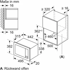 Siemens IQ300 BF523LMB3, Integriert, Solo-Mikrowelle, 20 L, 800 W, Drehregler, Berührung, Schwarz, Edelstahl -Küchen Profi 03d189e0bb47bdcd639fd1fe9aadd4c2