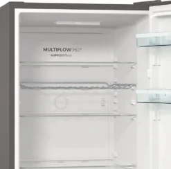 Gorenje NRK61CAXL4 Kühl-Gefrierkombination - NoFrostPlus - Inverter-Kompressor - FastFreeze - 185 Cm - Kühlteil 220 L - Gefrierteil 106 L - Inox-Look -Küchen Profi 042387c9102c20b45717fcf72b99c166