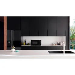 MEDION 2in1 Mikrowelle Mit Grill (20 Liter, 700 Watt, 800 Watt Grill, 5 Leistungsstufen, 3 Kombi-Stufen, Auftaufunktion, MD10495) Schwarz / Silber -Küchen Profi 044a0a8a362f8468fd510f82e79464ec