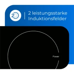 Exquisit Kochfeld EKI 301-5 | Induktion | Touch Control | 2 Kochstellen | Rahmenlos | 3400 W -Küchen Profi 04c4f00d01980ad8693414a96415b0b6