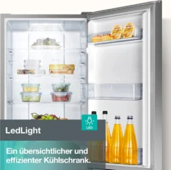 Gorenje NRK 418 ECS4 Kühl-Gefrierkombination - NoFrostPlus - MultiFlow 360° - CrispZone - 256 Liter Gesamtvolumen: Kühlteil 171 L / Gefrierteil 85 L - LED-Innenbeleuchtung - CrispZone - EasyTray -Küchen Profi 0537c4f49177e801cacdc3ef67fb07a7