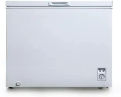 CHiQ Kühl- & Gefriertruhe FCF197D, (B X T) 98 X 56 Cm, 199L, Dual-Temperature, Mit Rollen Zur Einfachen Platzierung, Gefrierklappe Mit Niveauregulierung