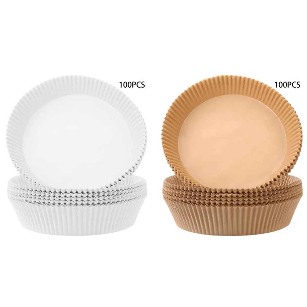 100 Stück Heißluftfritteuseneinlagen Fritteusenpadpapier Backpapier Dampfgarerpapier Padstanzer Braun 7 100 Stück Heißluftfritteuseneinlagen Fritteusenpadpapier Backpapier Dampfgarerpapier Padstanzer Braun – Bild 5