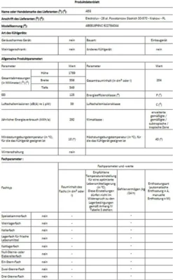AEG - ABE818F6NC - Einbau-Gefrierschrank - NoFrost - Festtür-Technik -Küchen Profi 07169a479e9ac887362944085978ee4c