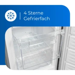 Exquisit Gefrierschrank GS280-H-040E Inoxlook | Standgerät | 242 L Volumen | Inoxlook -Küchen Profi 073dc263f386200ea2f6d882df7bdb57