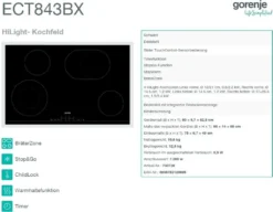 HERDSET Bosch Backofen Mit Gorenje Glaskeramikkochfeld - Autark, 80 Cm Teleskopauszug -Küchen Profi 075bc09ca26e2fba8d417d8cbeaac12f 1