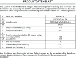 Amica - EBPX 945 600 SM - Pyrolyse-Einbau-Backofen - Matt Schwarz -Küchen Profi 0779389707c40e87f63347233e5970ba