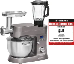 Bomann KM 1395 CB - 6,2 L - Edelstahl - Kneten - Mixen - Edelstahl - 1200 W - 220 - 240 V 23 Bomann KM 1395 CB - 6,2 L - Edelstahl - Kneten - Mixen - Edelstahl - 1200 W - 220 - 240 V -Küchen Profi 095fc64d7fd3d8e80e4e49d5d6fe93e7