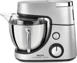 Krups Küchenmaschine KA631D Master Perfect Gourmet, Farbe Silber / Chrome