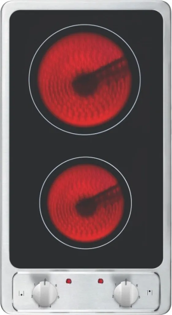 KF-IX-2F Glaskeramik Doppelkochplatte Edelstahl 230V Autark 2 Einbau 3 KF-IX-2F Glaskeramik Doppelkochplatte Edelstahl 230V Autark 2 Einbau