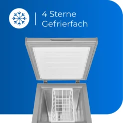 Exquisit Gefriertruhe GT100-330E Silber | 96 L Nutzinhalt | Silber -Küchen Profi 0b27b483b8460a93412dd1ff1ee39962