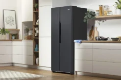 Gorenje NRS918EMB Side-by-Side - Schwarz - Freistehend - 519L Fassungsvermögen (334 Liter Kühlfach & 185 Liter Gefrierfach) - NoFrost Plus - LED-Innenbeleuchtung - Twist Ice Maker -Küchen Profi 0b53ba765844d47a7f779a64d9a644b6