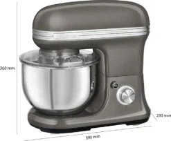 ProfiCook Knetmaschine Vintage PC-KM 1197 Anthrazit/edelstahl 1.200 Watt -Küchen Profi 0b6efacc691ca37a99b3f28a9986dbcc