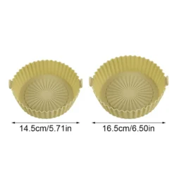 Wiederverwendbare Air Fryer Liner Pad Silikontopf Antihaft Dampfpad Backeinsatz Air Fryer Zubehör Heißluftfritteuse Matte Für Mikrowelle Küche Kochmatte Gelb 14,5cm 11 Wiederverwendbare Air Fryer Liner Pad Silikontopf Antihaft Dampfpad Backeinsatz Air Fryer Zubehör Heißluftfritteuse Matte Für Mikrowelle Küche Kochmatte Gelb 14,5cm -Küchen Profi 0bbcebf57744594582fa535e94a73502