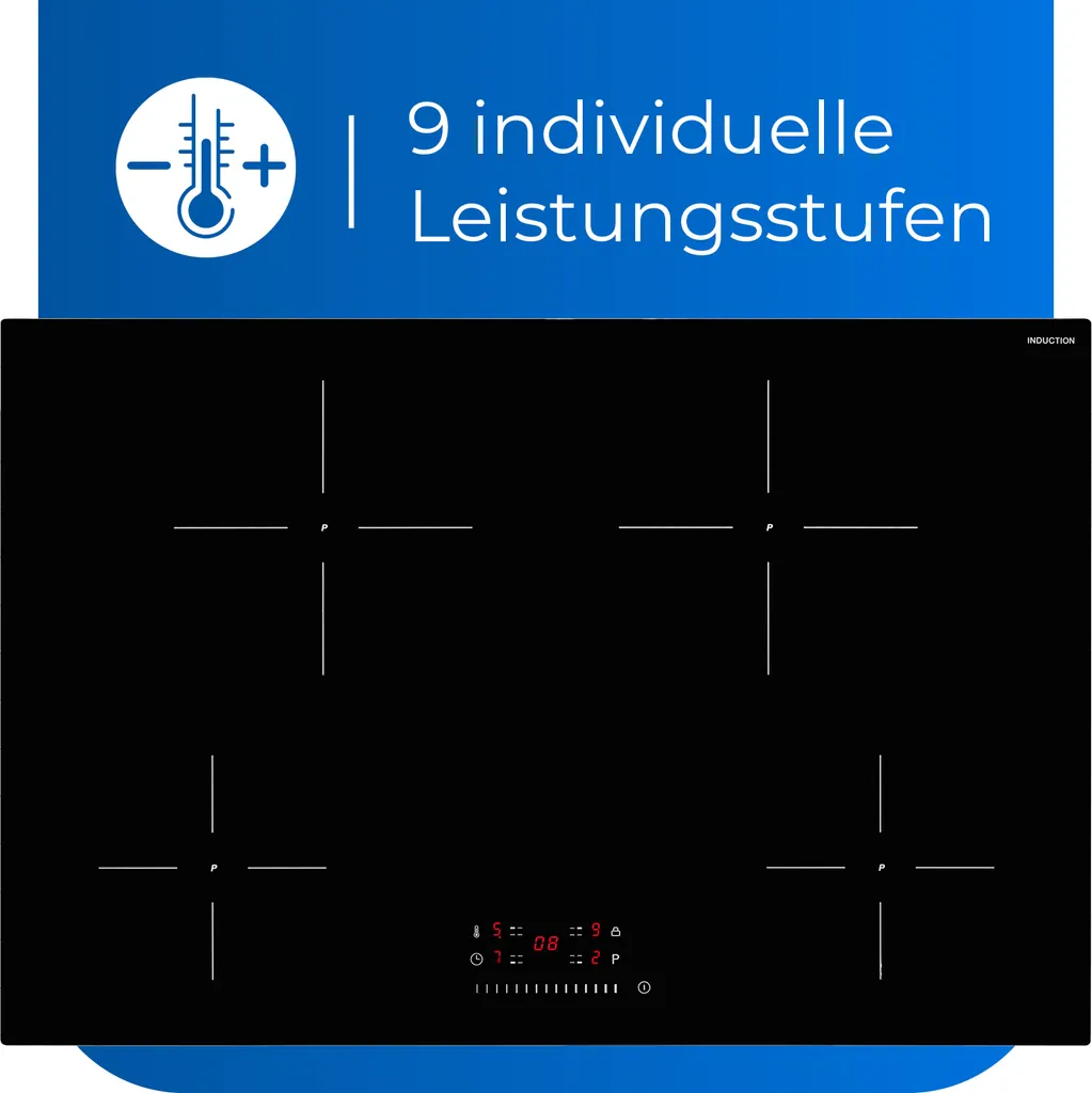 Exquisit Induktionskochfeld EKI 802-19 S | Timer | Restwärmeanzeige | Schwarz 7 Exquisit Induktionskochfeld EKI 802-19 S | Timer | Restwärmeanzeige | Schwarz – Bild 5