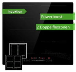 PKM Induktionskochfeld Einbaukochfeld Kochplatte Touch Control Autark IN4-2FZS -Küchen Profi 0e2fd65e71f1986598bc714fbdfce1b2
