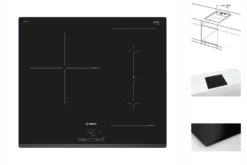 Bosch Serie 4 PVJ631BB1E, Schwarz, Integriert, Zonen-Induktionskochfeld, Glaskeramik, 3 Zone(n), 3 Zone(n) -Küchen Profi 0f224faafa64f52092508f42db7ba76c