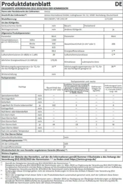 Amica KGC 15633 Y, Kühl-/Gefrierkombination, 208 L, ST, 40 DB, 2,5 Kg/24h, , Farbe Gelb -Küchen Profi 104a99dc6fddc435f240532a3d4061a7
