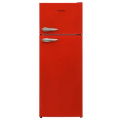 Telefunken KTFK212ER2 Retro Kühl-Gefrier-Kombination / 171 L Kühlschrank / 42 L Gefrierschrank / 177 KWh/Jahr / Retro Look / Temperaturregelung / Abtauautomatik / Rot -Küchen Profi 10a69b29fe3b89fd32944b42a00b1725