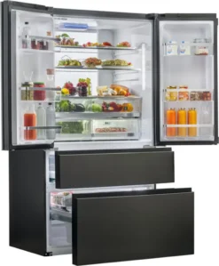Haier HB26FSNAAA Design French-Door Black Iconic Mit 685 Liter Nutzinhalt Bei Normtiefe -Küchen Profi 10af14e0805748282756b84ea168d09b