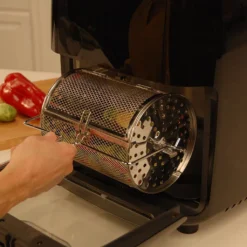 Starlyf® Air Oven XXL – 12 Liter Heißluftfriteuse Mit 10 Programmen Und Rotisserie-Funktion, Drehspieß, LED Display Mit Touch Screen, 1700 Watt , Ohne ÖL - Airfryer, Heißluft, Fritteuse, Heißluftofen, Backofen, Dehydrator, Grill -Küchen Profi 10f81fe0fd5a29885b14b3cac774e542