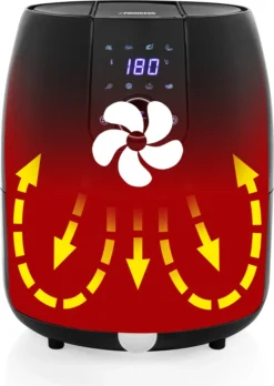 Princess Aerofryer XXL 1700 W 5,2 L Schwarz -Küchen Profi 114d0890de7a7f0caa8993e2d6730b9c