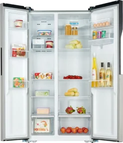 PKM Side By Side Sbs 528.4Nf Inox Design 538 Liter, No Frost, Kühl-/Gefrierkombination