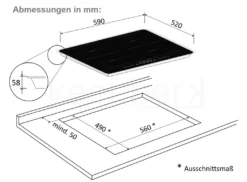 PKM Induktionskochfeld Einbaukochfeld Kochplatte Touch Control Autark IN4-2FZS -Küchen Profi 14650c8526005457f1ce2664ac076544 1