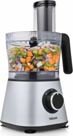 Tristar Küchenmaschine 600 W 1,5 L Silbern -Küchen Profi 1530729d4703ba6186e6f817360807ad