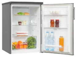 Exquisit Kühlschrank KS16-V-H-010D Inoxlook | Standgerät | 134 L Volumen | Inoxlook -Küchen Profi 153a37c9d3b23f1cccfeec779d7dd3b9