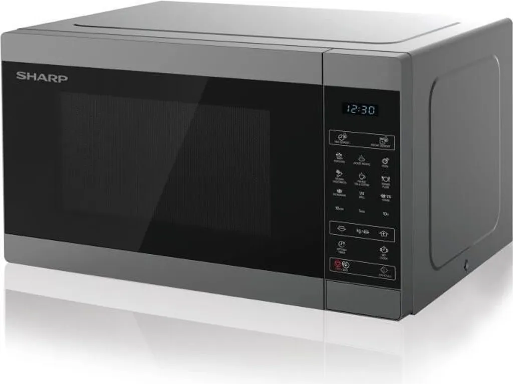 Sharp YC-MG81ES Mikrowellen - Silber / Schwarz 14 Sharp YC-MG81ES Mikrowellen - Silber / Schwarz – Bild 12