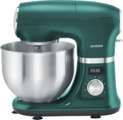 SEVERIN Küchenmaschine - Grün Limited Edition KM 3896 Aus Edelstahl, Matt-Grün Edelstahl Gebürstet Schwarz -Küchen Profi 167b3e5e1f40f5c35d7e7c1c628565e1
