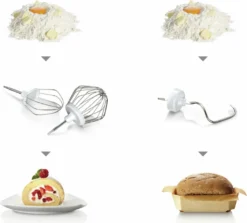 Bosch MUM54R00 Küchenmaschine StartLine, 900W -Küchen Profi 18432e04e4d8e524c93a6667aa3d4d94