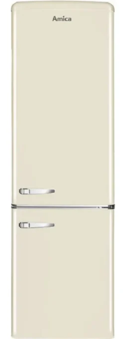 Amica KGCR 387 100 B, Kühl-/Gefrierkombination Im Retro Design, 181 Cm Höhe, Coffee Cream, -Küchen Profi 1a1c78250b6def97b12cea6bddf9094f