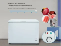 CHiQ Kühl- & Gefriertruhe FCF197D, (B X T) 98 X 56 Cm, 199L, Dual-Temperature, Mit Rollen Zur Einfachen Platzierung, Gefrierklappe Mit Niveauregulierung -Küchen Profi 1ab3bc75ac65e02b3bdae333a5aea287
