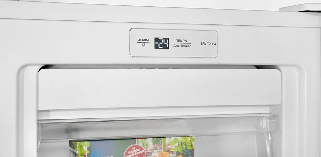 Bomann® Gefrierschrank Nofrost Freistehender 194 Liter Nutzinhalt, Total No Frost - Nie Wieder Abtauen - Schnellgefrierfunktion U. MultiAirflow-System, Türanschlag Wechselbar - GS 7326.1 Weiß 12 Bomann® Gefrierschrank Nofrost Freistehender 194 Liter Nutzinhalt, Total No Frost - Nie Wieder Abtauen - Schnellgefrierfunktion U. MultiAirflow-System, Türanschlag Wechselbar - GS 7326.1 Weiß – Bild 10