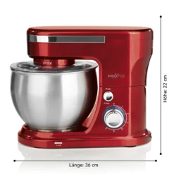 MAXXMEE Küchenmaschine Mit Zubehör - Rot 13 MAXXMEE Küchenmaschine Mit Zubehör - Rot -Küchen Profi 1cca681eeecdb47fb4f1d5095cd23dd5