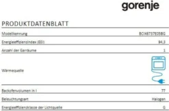 Gorenje Black Set 4 INDUCTION Einbauherd - Set Mit Induktions-Kochfeld Mit Edelstahlrahmen - 77L XXL Volumen - GentleClose - AirFry - PizzaMode - ChildLock - PerfectGrill - Teleskopauszüge - Schwarz -Küchen Profi 1d17b152e0361fbb23ca225ae147a4b3