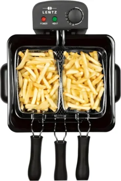 Lentz 5 Liter Edelstahl Kaltzonen-Fritteuse Mit Deckel Inkl. Fritierkorb 2000 Watt Friteuse -Küchen Profi 1e0aaa5ff96053ecbbe80d2f0b4d1dc1