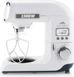 Küchenmaschine GRATUS KULINER II ETA003890020, 1500 W, Ganzmetallausführung, Stufenlose Drehzahlstellung, Planeten-Rührwerk, PULSE Funktion, LCD-Display 29 Küchenmaschine GRATUS KULINER II ETA003890020, 1500 W, Ganzmetallausführung, Stufenlose Drehzahlstellung, Planeten-Rührwerk, PULSE Funktion, LCD-Display -Küchen Profi 1e98d2564b3091838b68062424e216bf