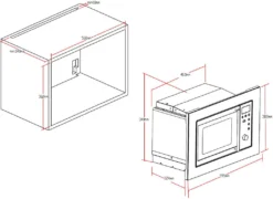 PKM Einbau Mikrowelle Microwellengerät MW800-20.8EB Edelstahl 800 W 20L 13 PKM Einbau Mikrowelle Microwellengerät MW800-20.8EB Edelstahl 800 W 20L -Küchen Profi 1ed2f9fba9a27ba007d862b46b8d4fc5