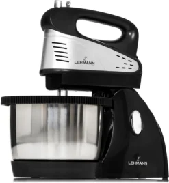 LEHMANN Küchenmaschine 2,5 L Knetmaschine Rührmaschine Teigmaschine, Turbo Handmixer | Handrührer | Stabmixer | Hand Mixer 600W 12 LEHMANN Küchenmaschine 2,5 L Knetmaschine Rührmaschine Teigmaschine, Turbo Handmixer | Handrührer | Stabmixer | Hand Mixer 600W -Küchen Profi 1f462a84c1e95e8fc4606063e4745e9d