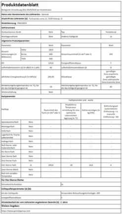 Gorenje FN 6192 CX Gefrierschränke - Edelstahl -Küchen Profi 1fb8a3e8ef2ec04aba726fb11498df4a